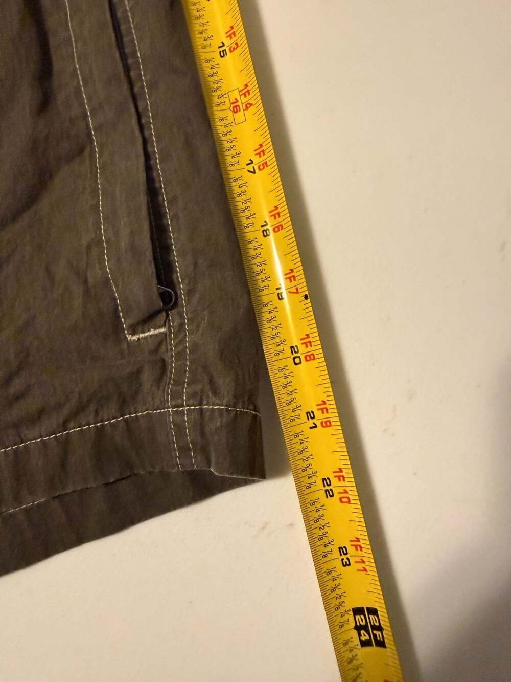 Kuhl Rydr Mens 38 Shorts Olive Green Cotton Nylon Hiking Outdoor Cargo Casual - Picture 6 of 6